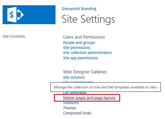 master page and page